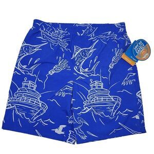 Columbia PFG Swim Trunks Boys Youth XL 18/20 Super Backcast Shorts UPF 50 Lined